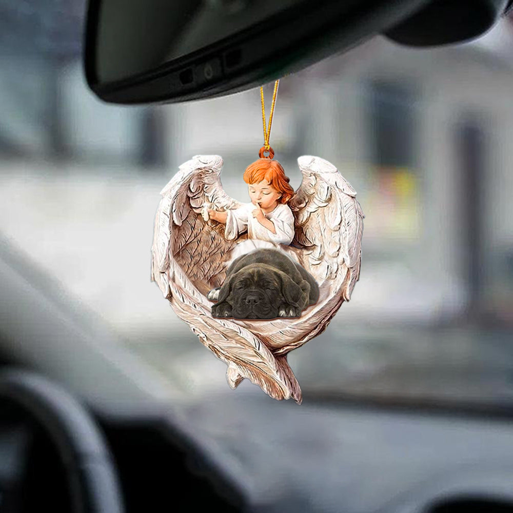 Car Hanging Ornament Cane Corso Sleeping Protected By Angel OO1103