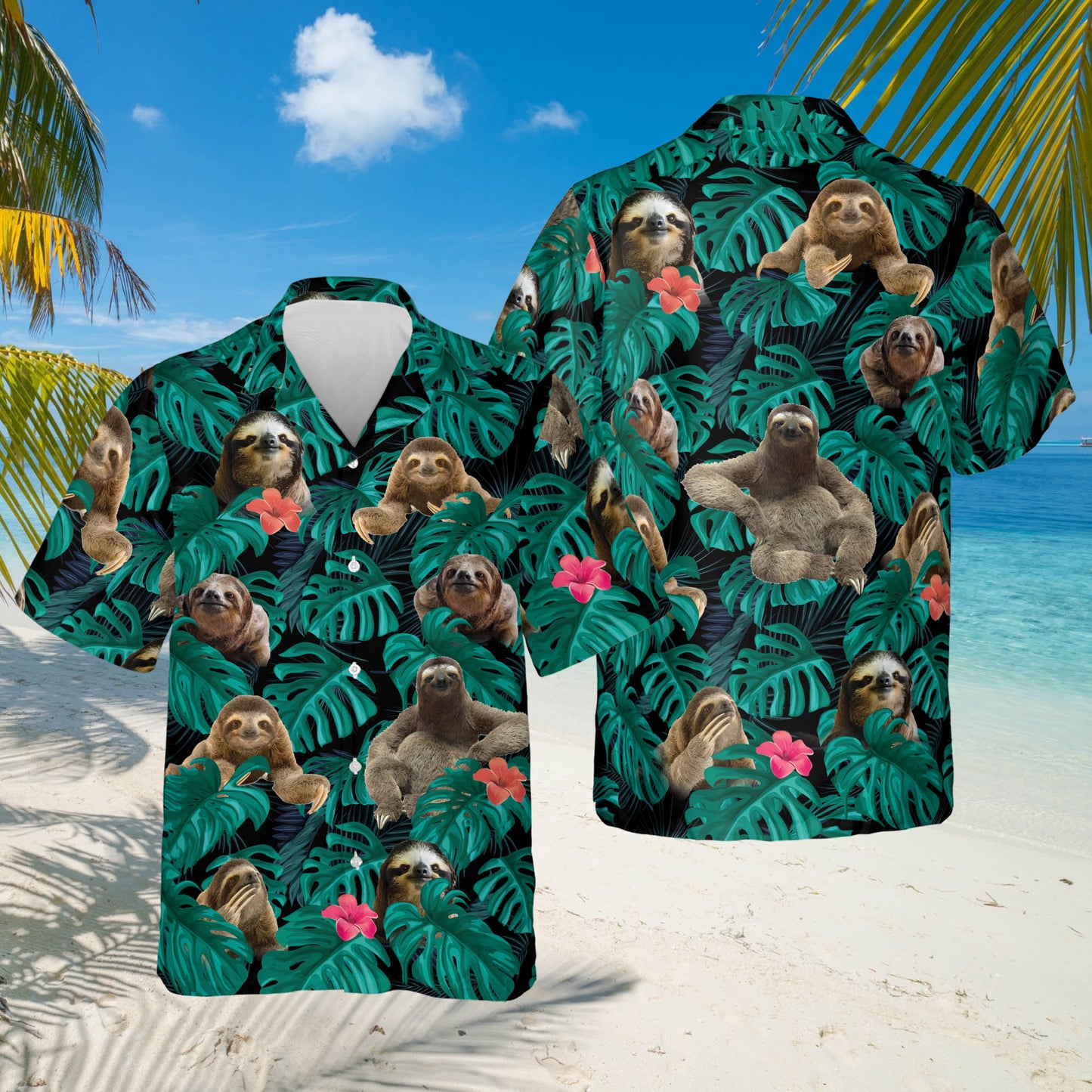 Sloth Hawaii Shirt, Sloth Shirts, Shirt For Men, Hawaiian Shirts, Sloth Gifts HO2323