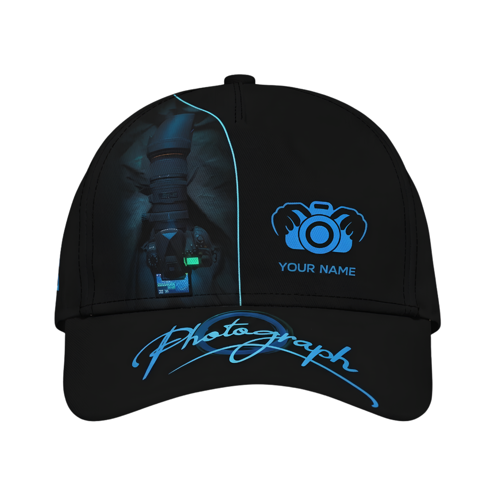 Custom Photograp Baseball Cap, Custom Name Photograper Cap Hat CP0702