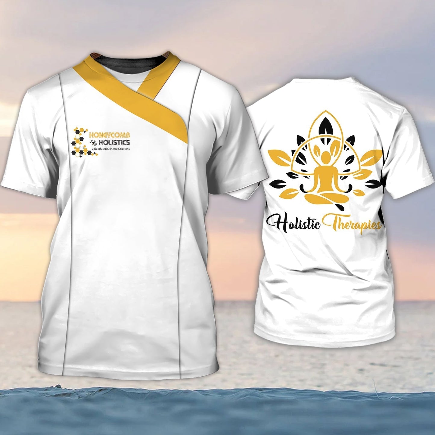 Honeycomb Holistics 3D All Over Printed T Shirt Gift For Holistics TO1756