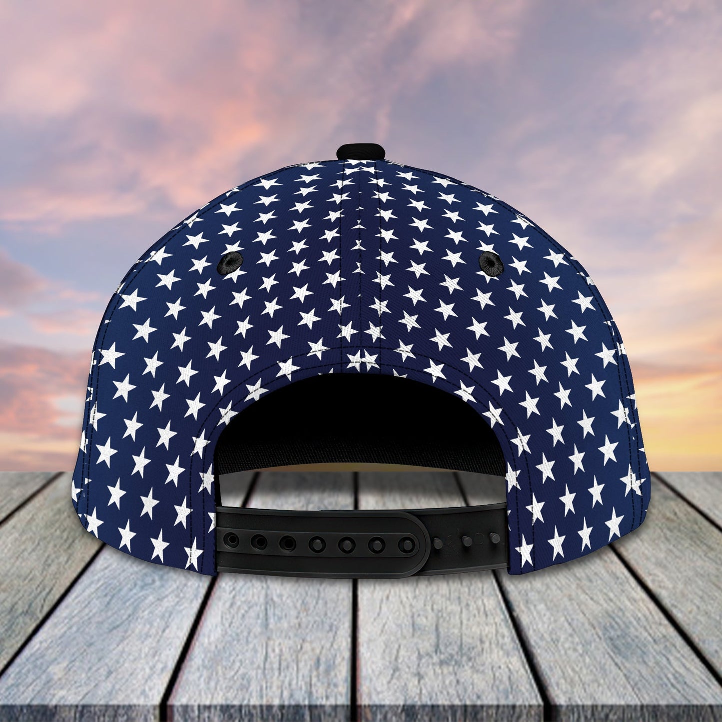 3D Classic Cap Dad Bod American Flag Personalized Name Cap Lasfour CA2150