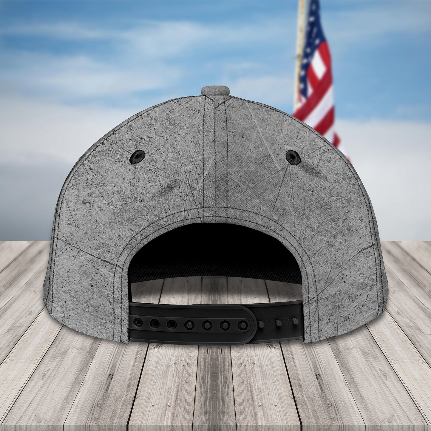 3D Classic Cap The Hockey Game 2Personalized Name Cap Lasfour CA1778