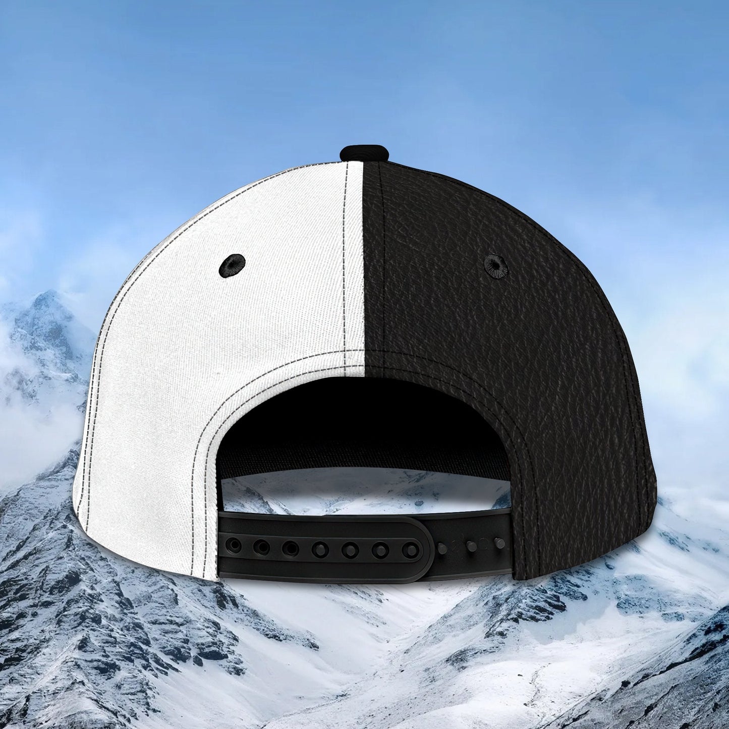 3D Classic Cap Snowmobile Personalized Name Cap Lasfour CA1906