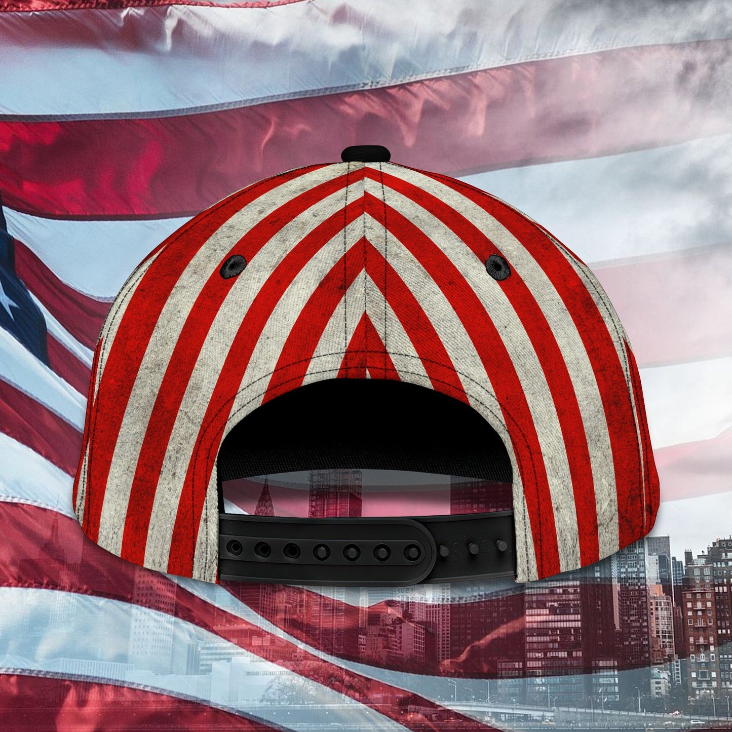 3D Classic Cap We Wear Red Personalized Name Cap Lasfour CA2379