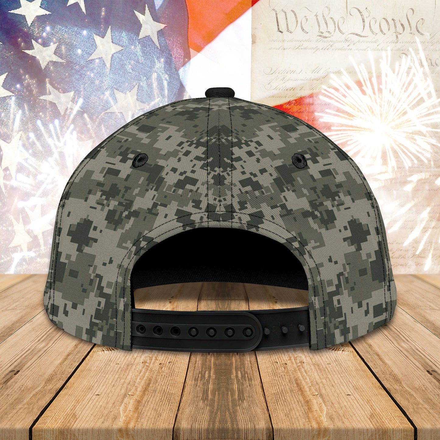 3D Classic Cap If The Flag Offends You, Kiss My Vetass Personalized Name Cap 50 Lasfour CA1258