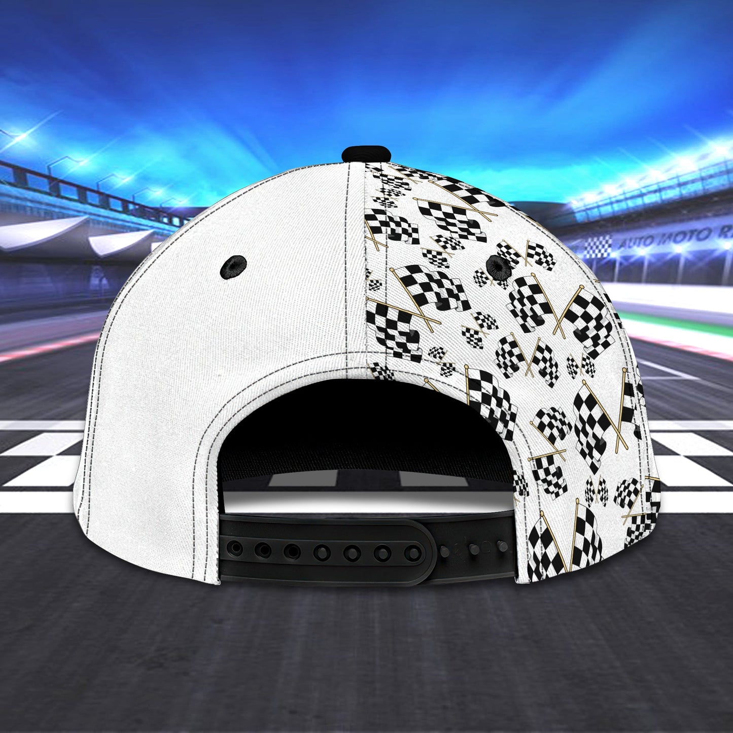 3D Classic Cap Dirt Track Racing Personalized Name Cap 75 Lasfour CA1324