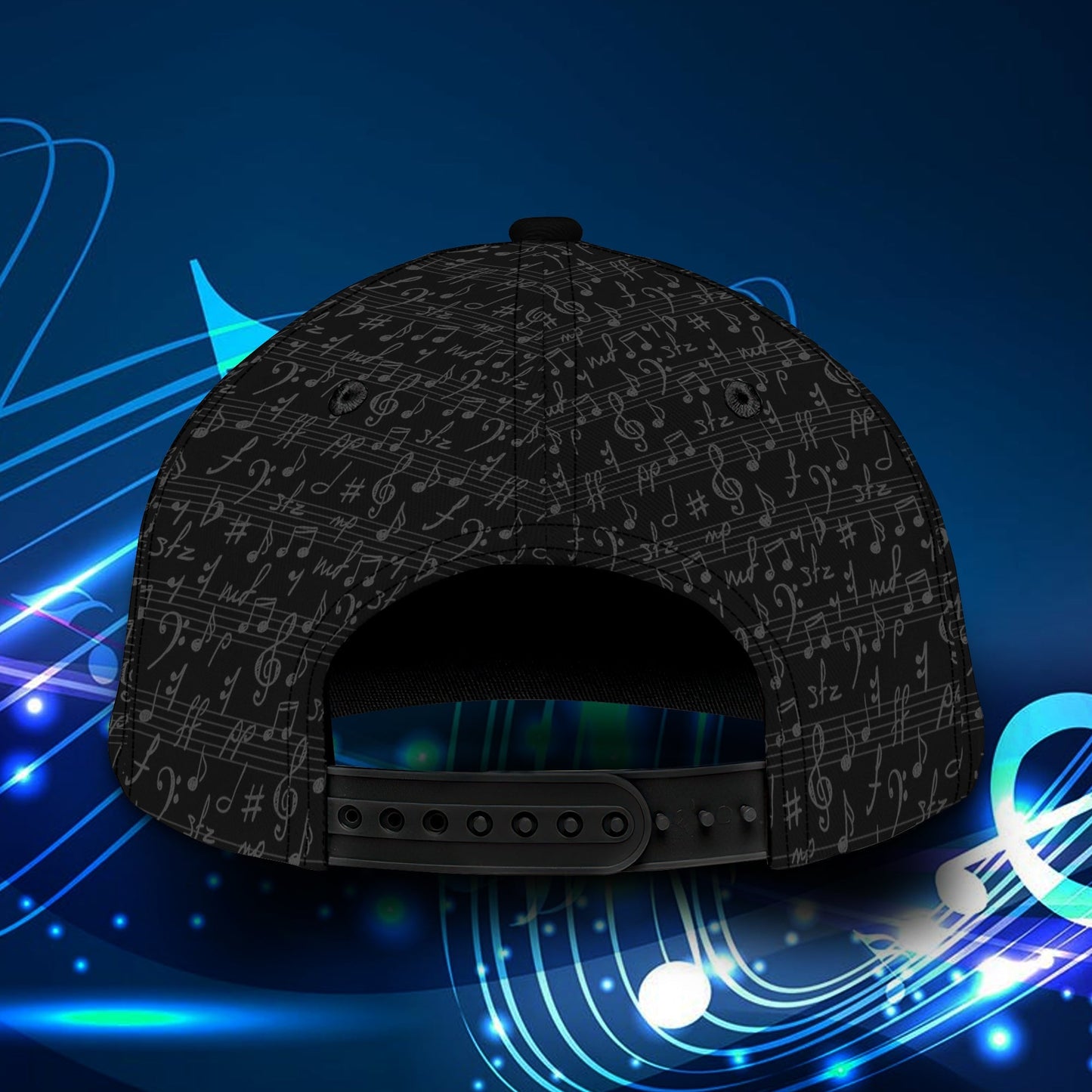 3D Classic Cap Piano Personalized Name Cap 05 Lasfour CA1714