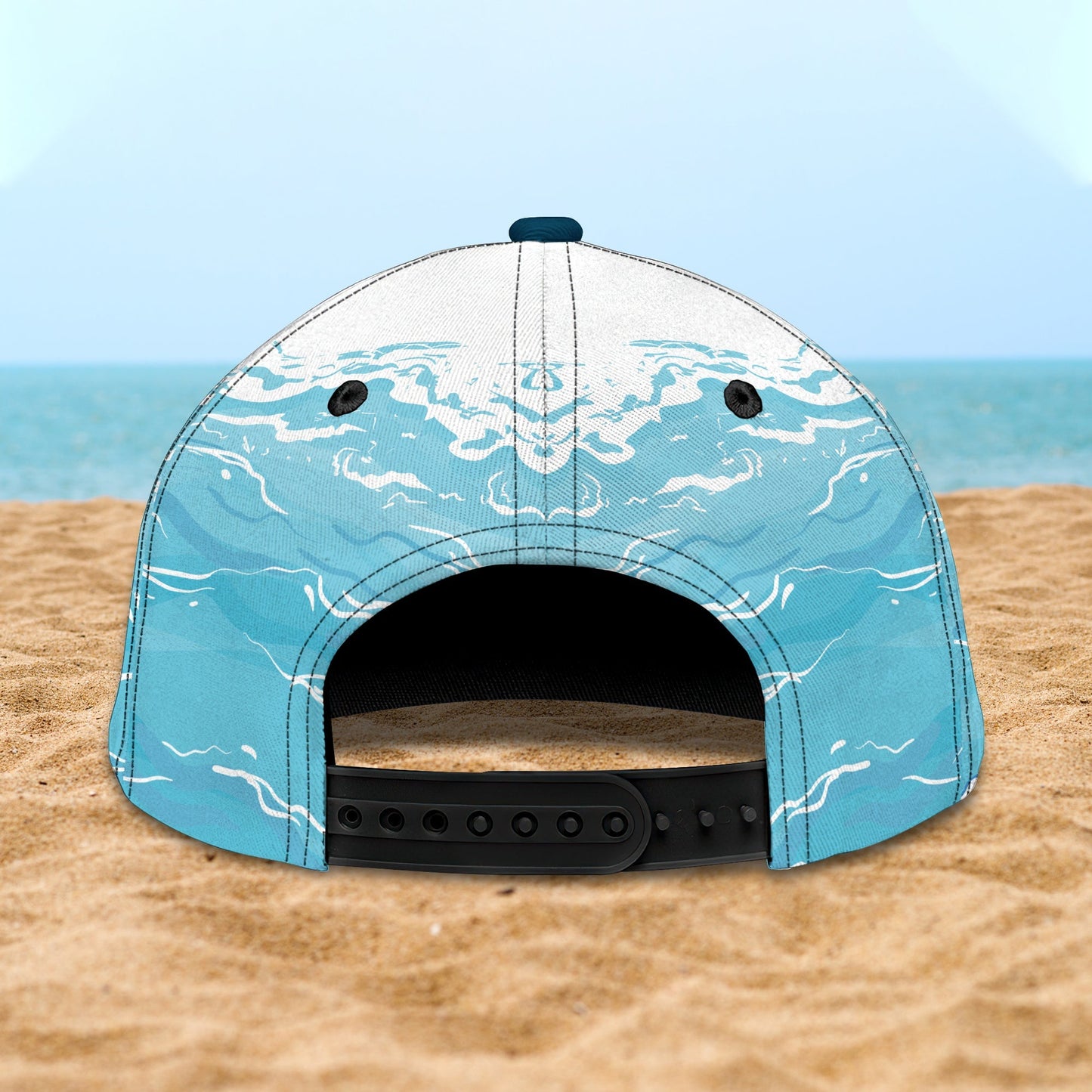 3D Classic Cap Surfing Personalized Name Cap Lasfour CA1030
