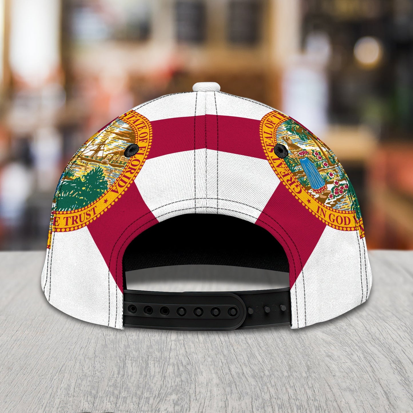 3D Classic Cap My Florida 3 Personalized Name Cap nama261 Lasfour CA1561