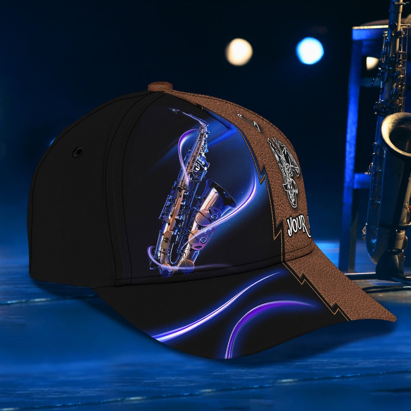 3D Classic Cap Saxophone Classic Cap 02 Lasfour CA1679