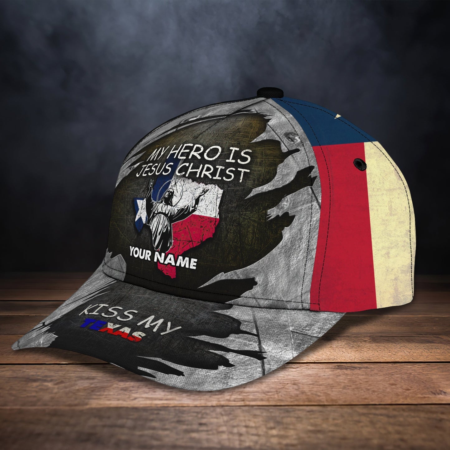 3D Classic Cap Texas Personalized Name Cap120 Lasfour CA1682