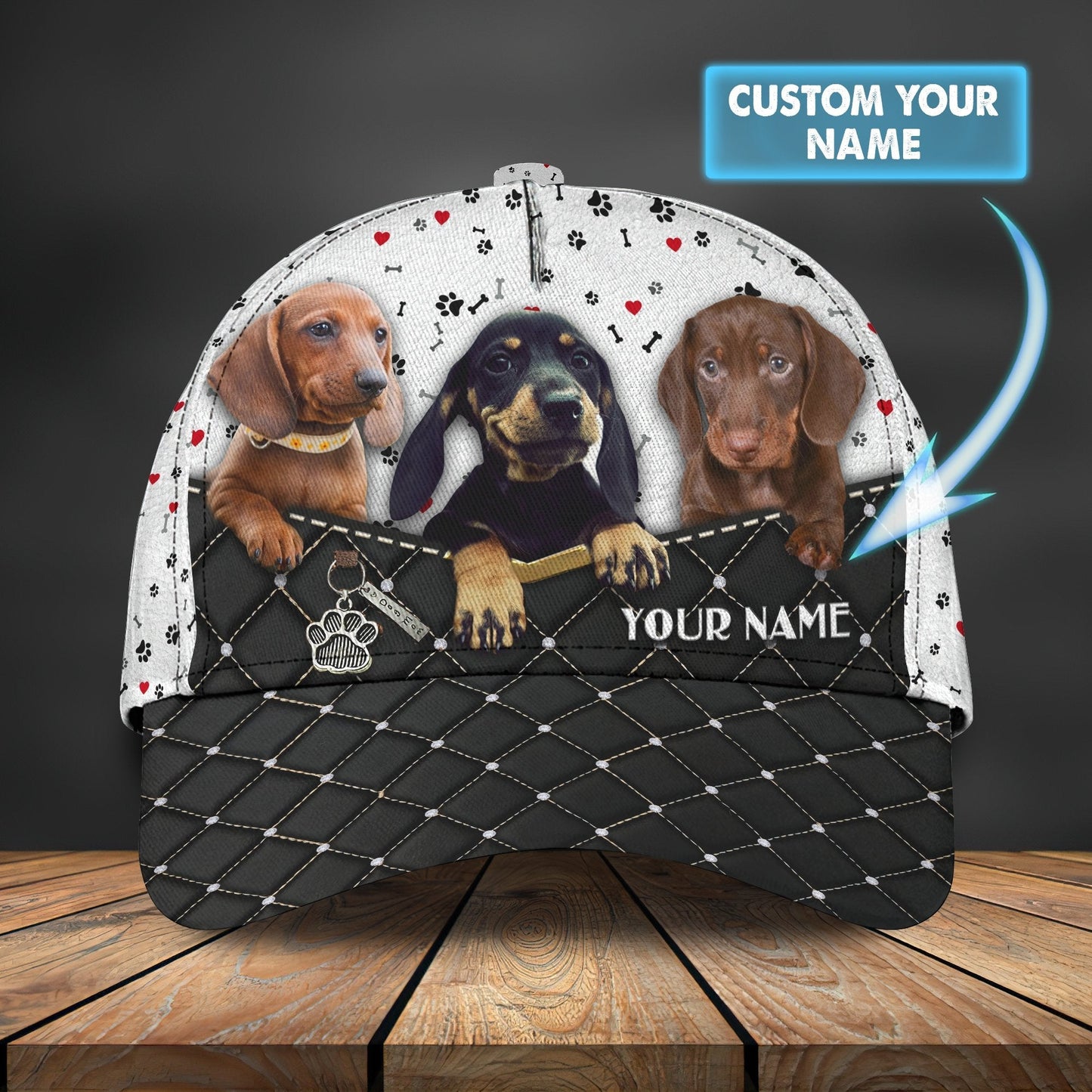 3D Classic Cap Personalized Name Cap 66 Lasfour CA1952