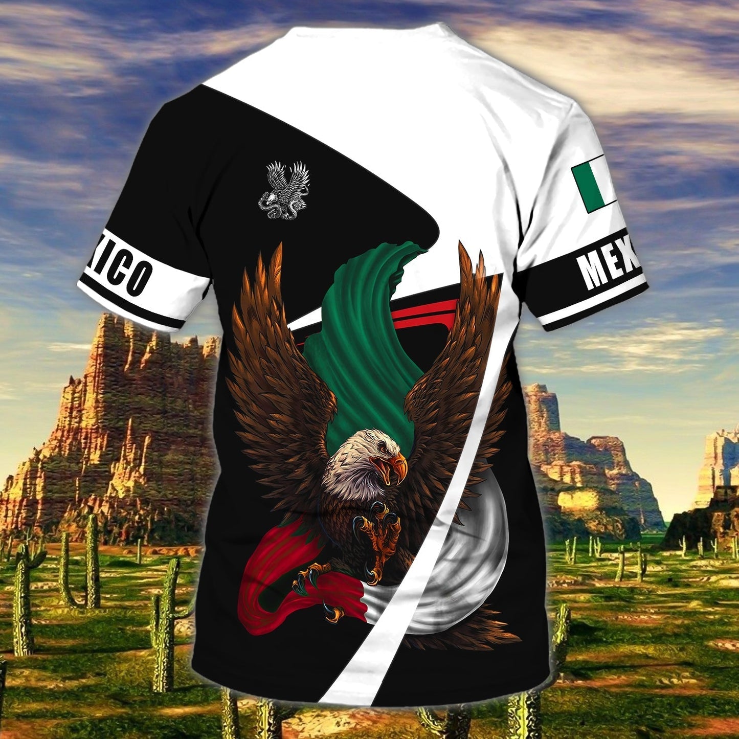 Mexico Shirt, Nican Tlaca Personalized Name 3D Mexican T Shirt TO0835