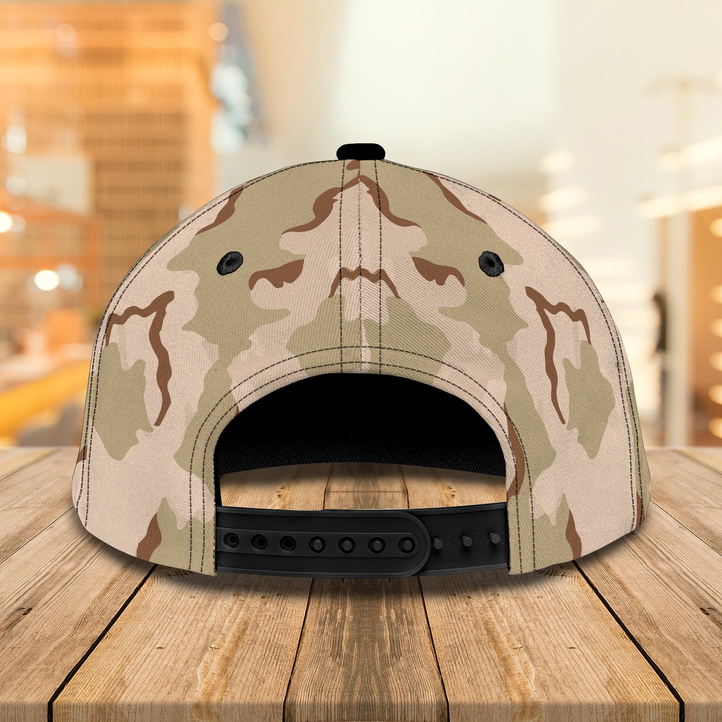 3D Classic Cap Veteran Personalized Name Cap Lasfour CA0810