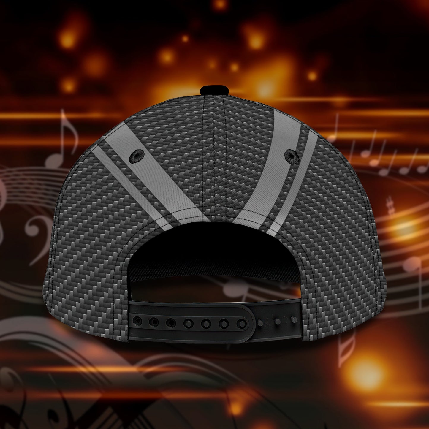 3D Classic Cap Guitar Personalized Name Cap Lasfour CA2437