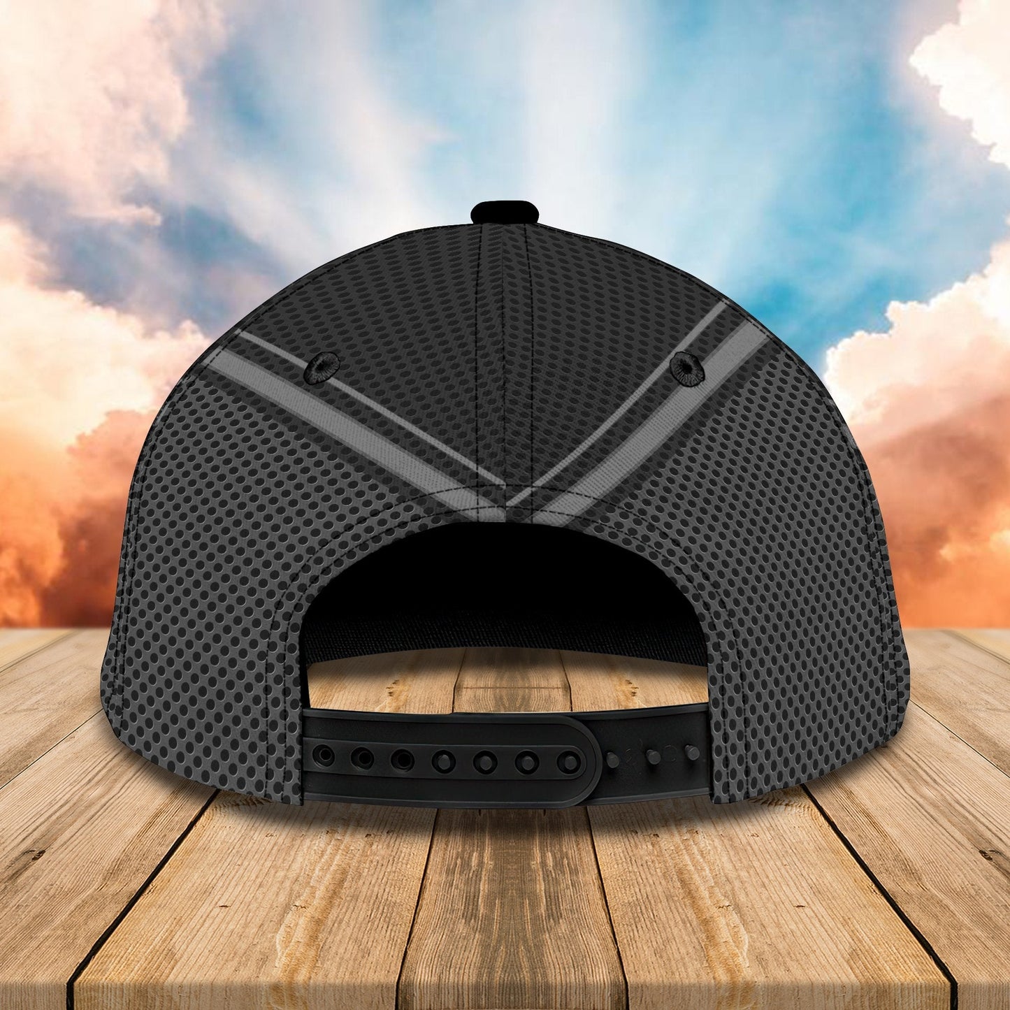 3D Classic Cap America Caravan Camping Car Personalized Name Cap Lasfour CA1959