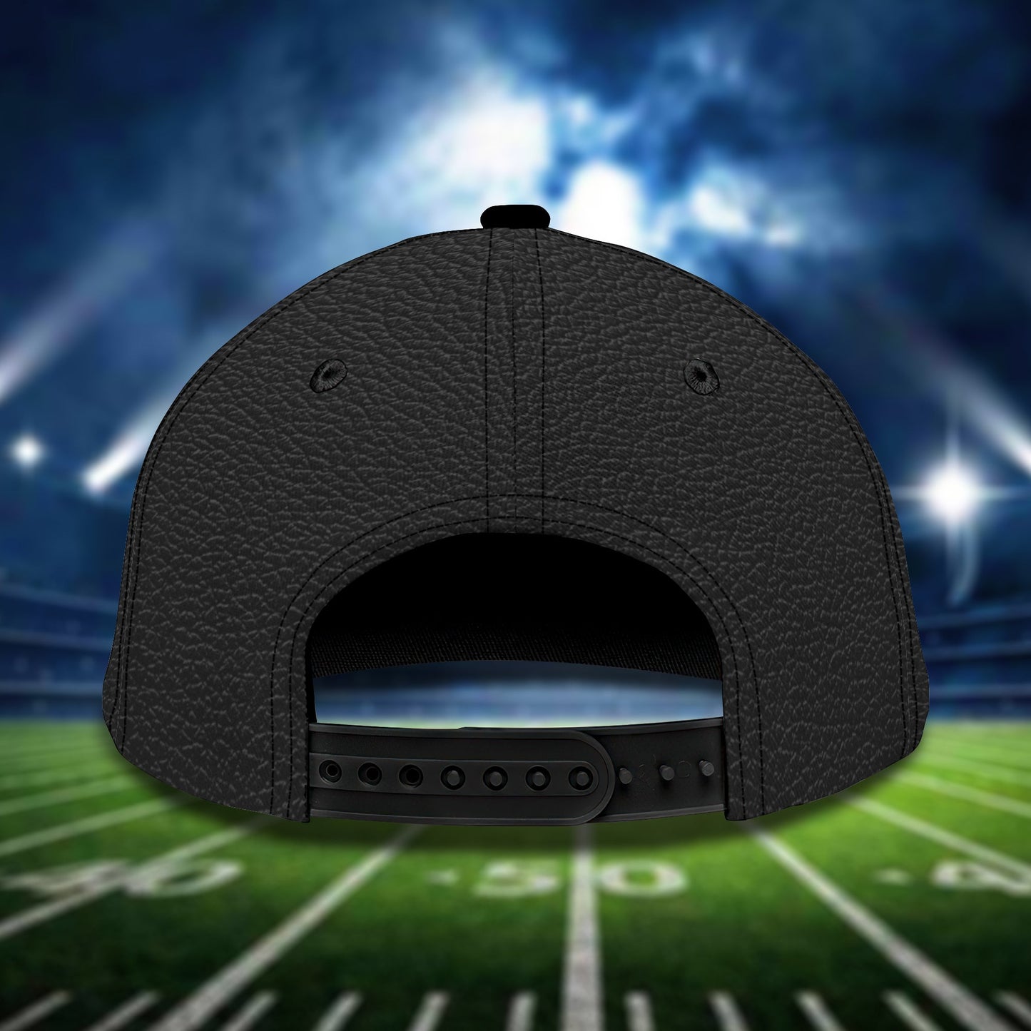 3D Classic Cap Rugby Ball Personalized Name Cap Lasfour CA0511