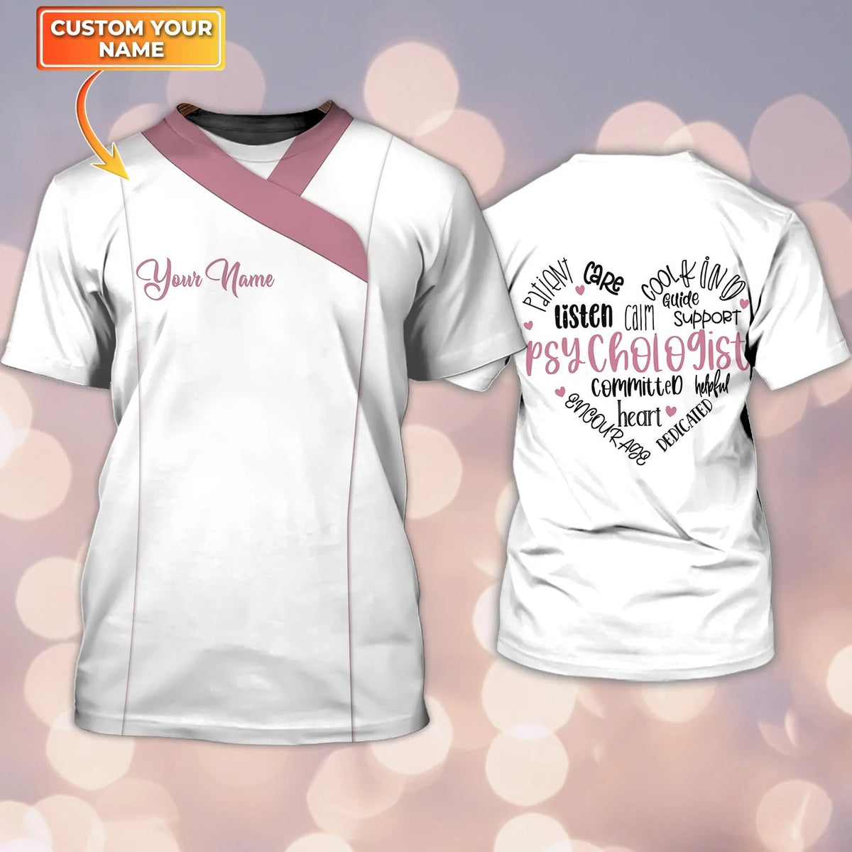 Personalized 3D Psychologist Shirt Tad, Psychologist Tad Shirt, Gift For Psychologist TO1020