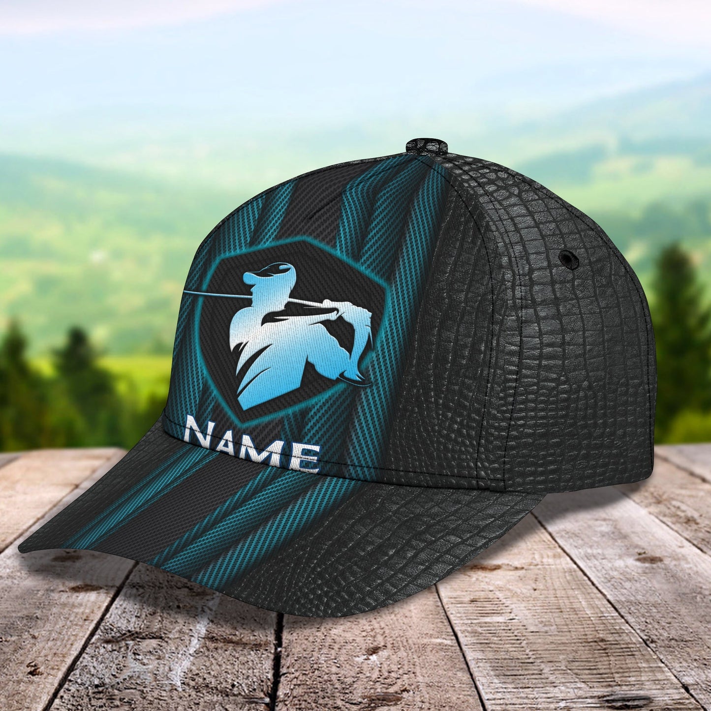 3D Classic Cap Golf Personalized Name Cap Lasfour CA0592