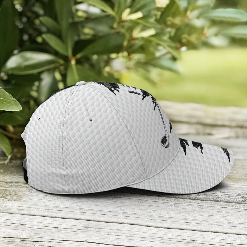 Golf Skull Pattern Baseball Cap Lasfour CO0735