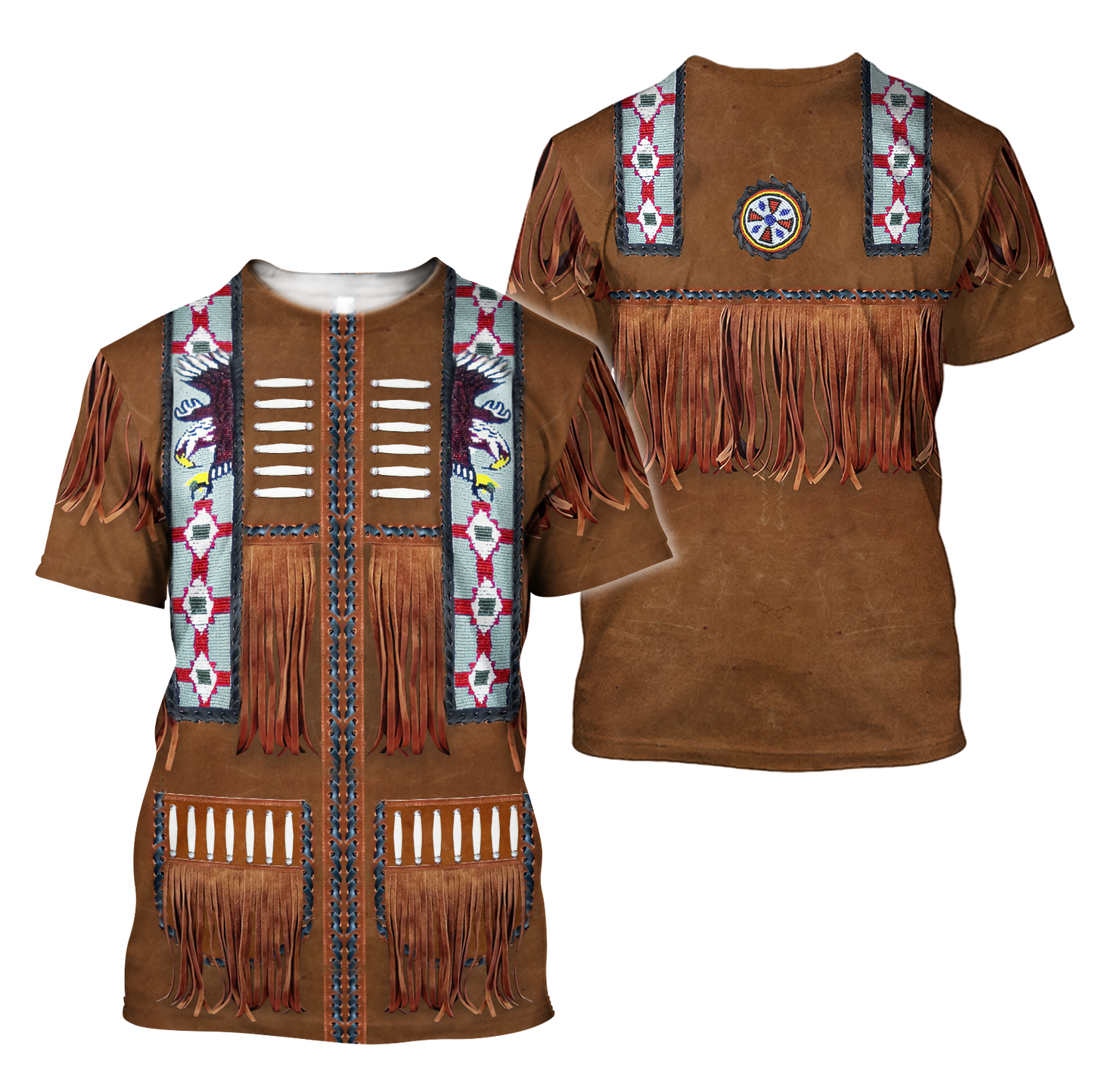 3D Brown Cowboy Shirt No Cosplay T Shirt For Cowboy Man Woman TO1518