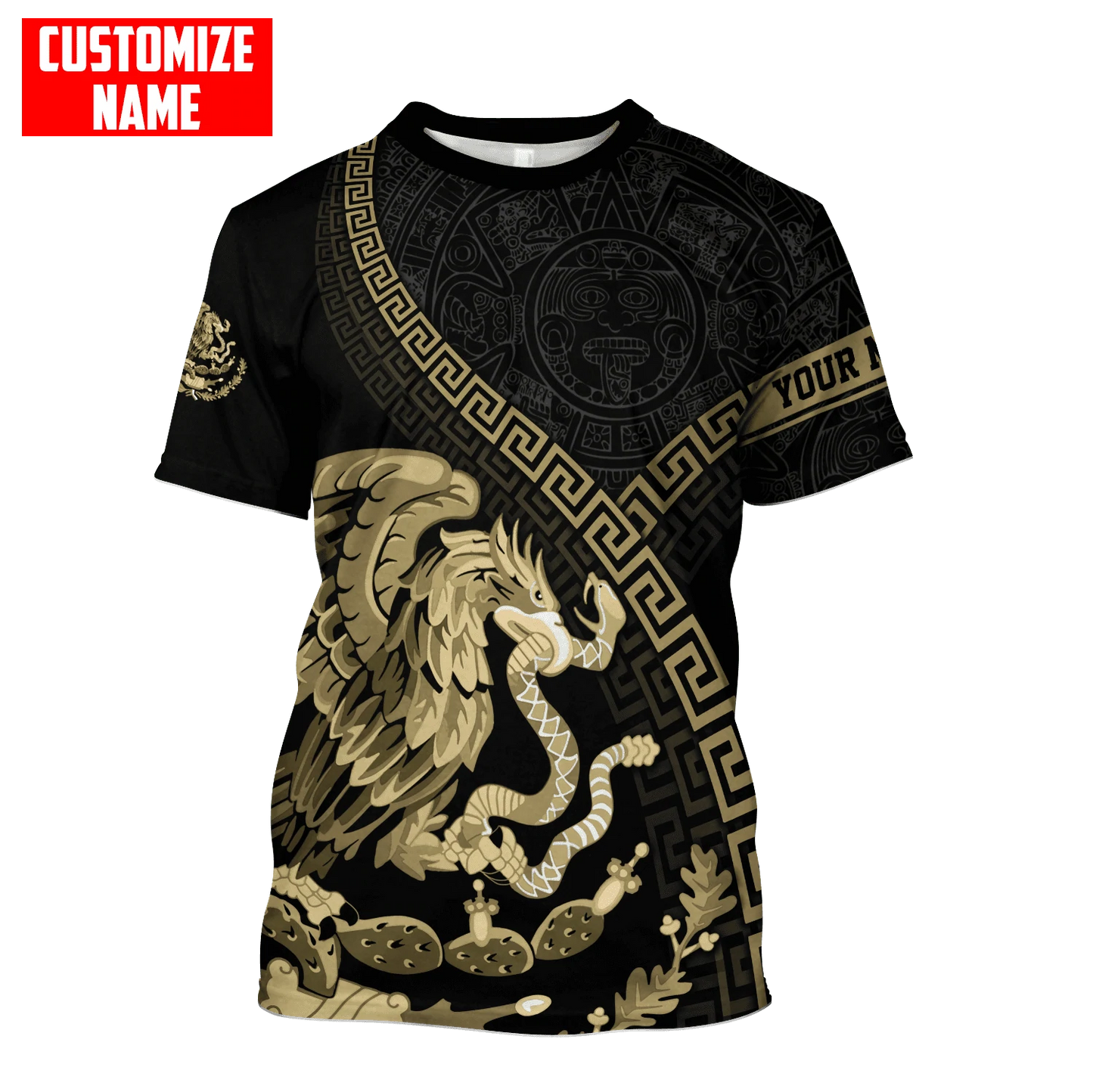 Aztec Day Of The Dead Queen All Over Printed Unisex Shirts, Mexico Tshirt For Men And Women, Aztec Mexican Shirt TO0715