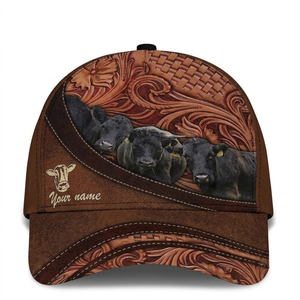 Custom Dexter Cattle Cow Baseball Cap, Custom Dexter Cattle Cow 3D Printed Cap CP0559