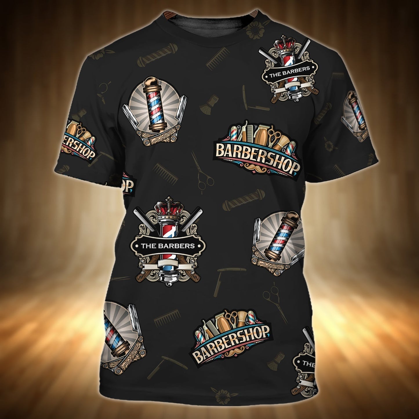 3D All Over Printed The Barber Men Shirts, New Barbershop Gift, Barber T Shirts For Men And Women, Best Gift To Barber TO0722