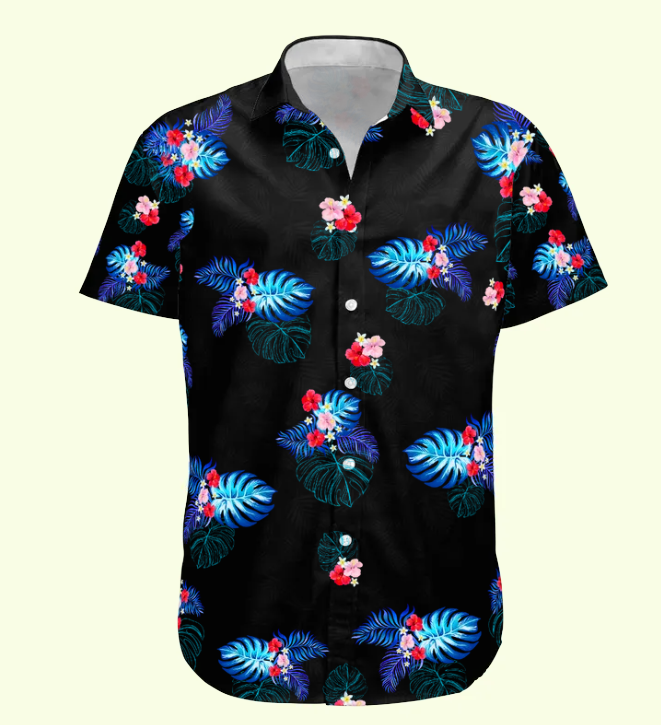 Custom Face Funny Photo Tropical Hibiscus Aloha For Dogs, Cats Lovers - Custom Photo Hawaiian Shirts HA0035