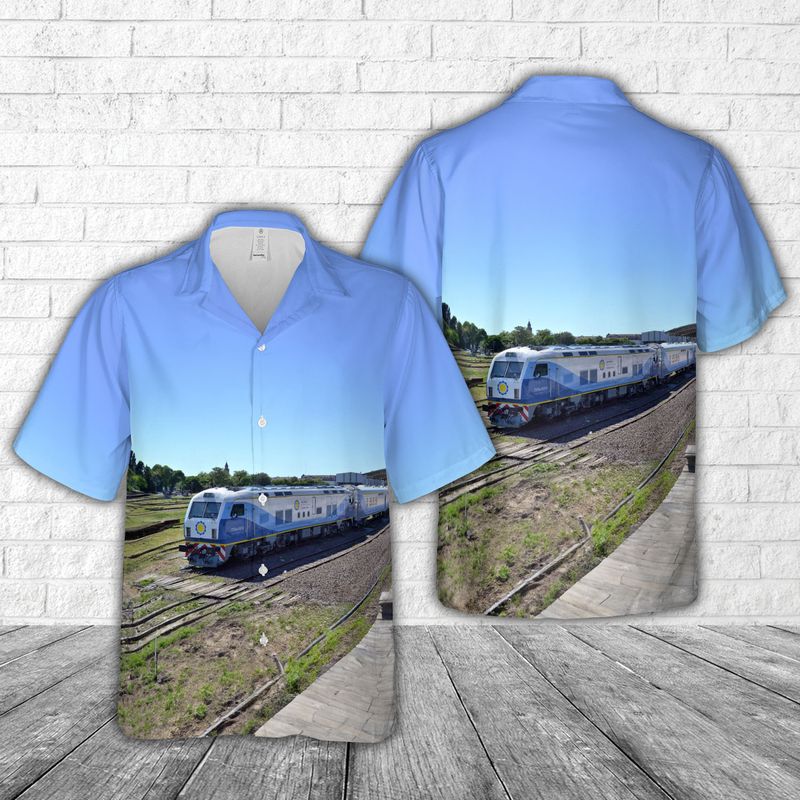 Trenes Argentinos CNR CKD8G locomotive Hawaiian Shirt, Hawaiian Shirt for Men Dad HO5652