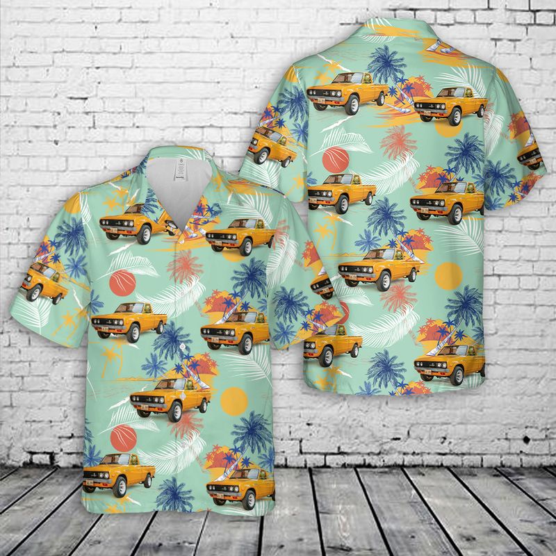 1974 Datsun 620 Pickup 4-Speed Hawaiian Shirt, Gift for Classic Car Lovers HO5599