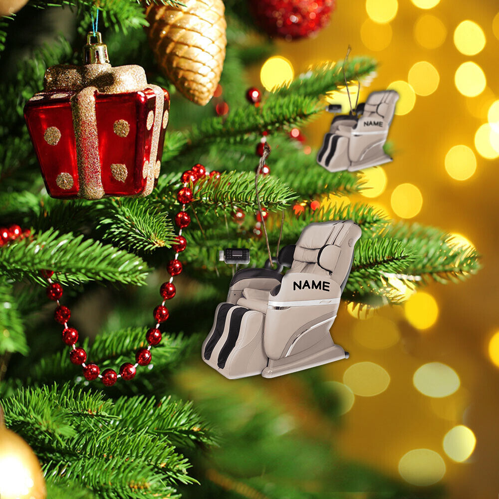 Massage chair Christmas Car Ornament, Massage chair Christmas Ornament, Christmas Gift OO1634