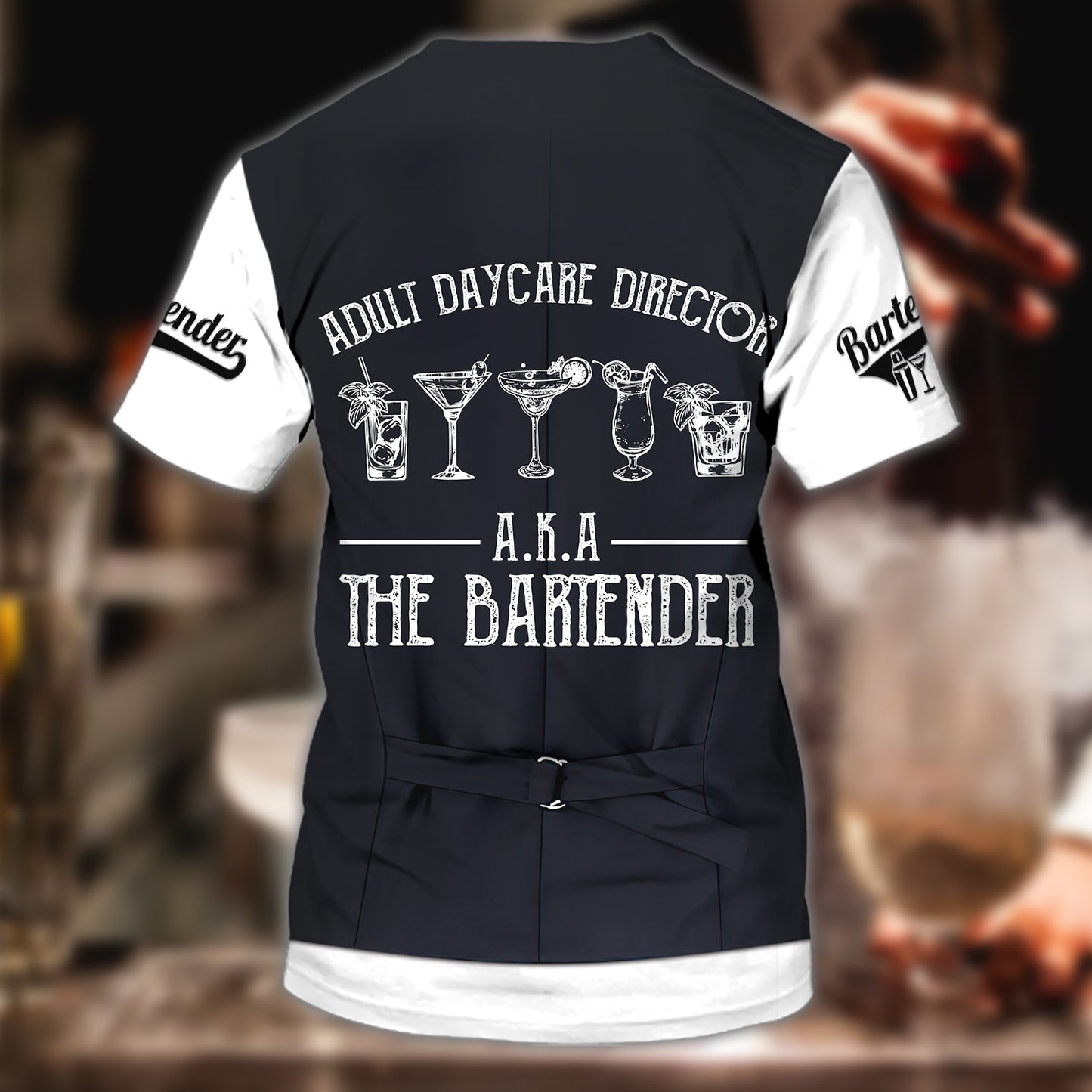 Personalized Bartender 3D T Shirts, All Over Printed Barista Shirts, Bartender Gift, Gift For A Barista TO0930