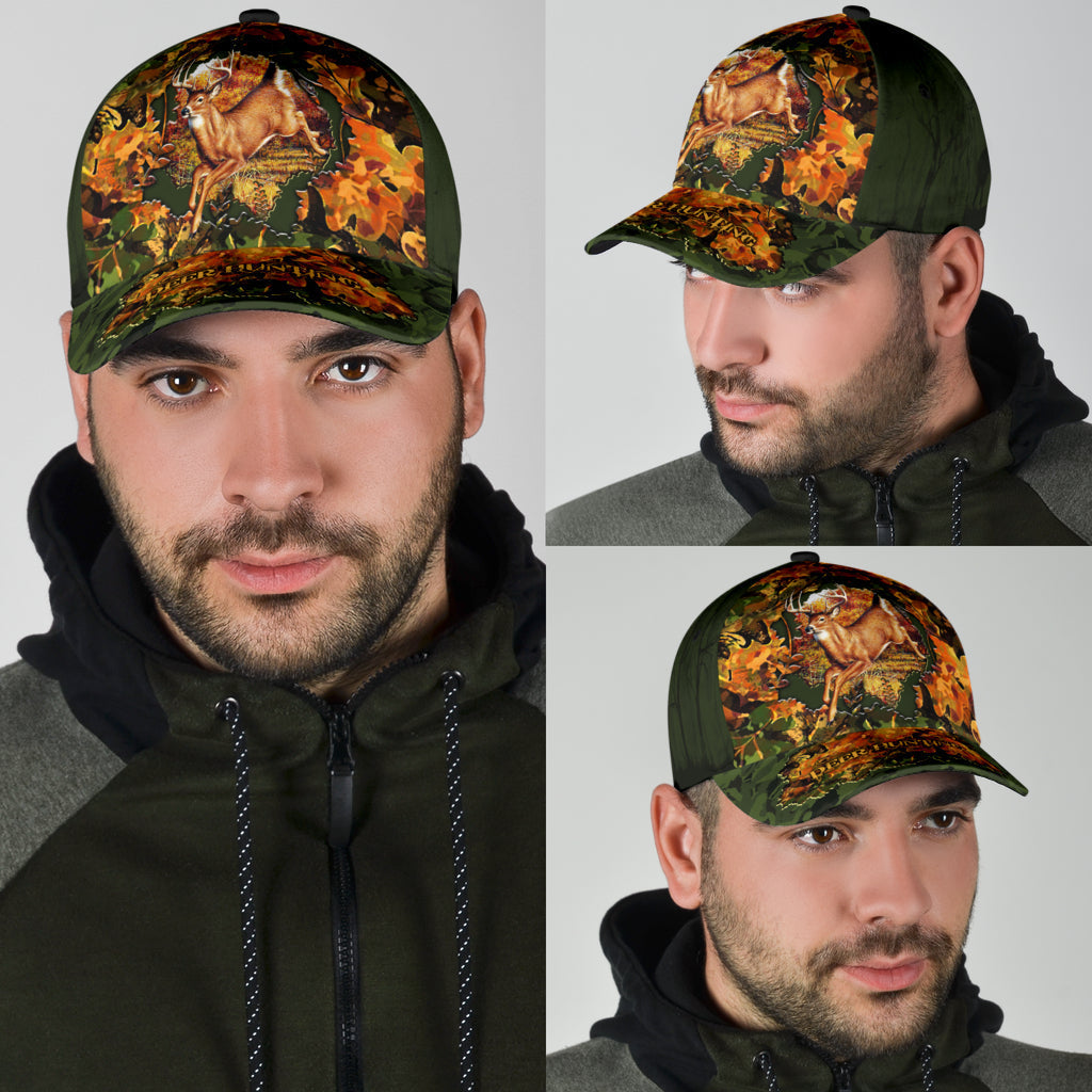 Lasfour 3D All Over Print Baseball Cap Deer Hunting Classic Cap CA0476