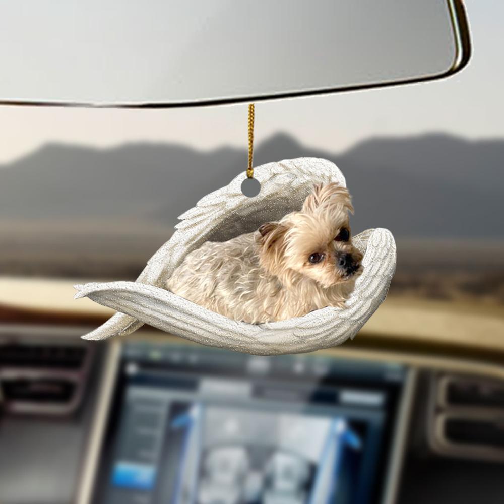 Yorkshire terrier sleeping angel yorkshire terrier lovers dog moms tjl ornament OO0412