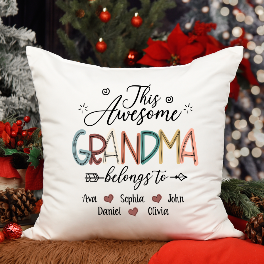 This Awesome Grandma Belong To GrandKids Indoor Pillow MI0703