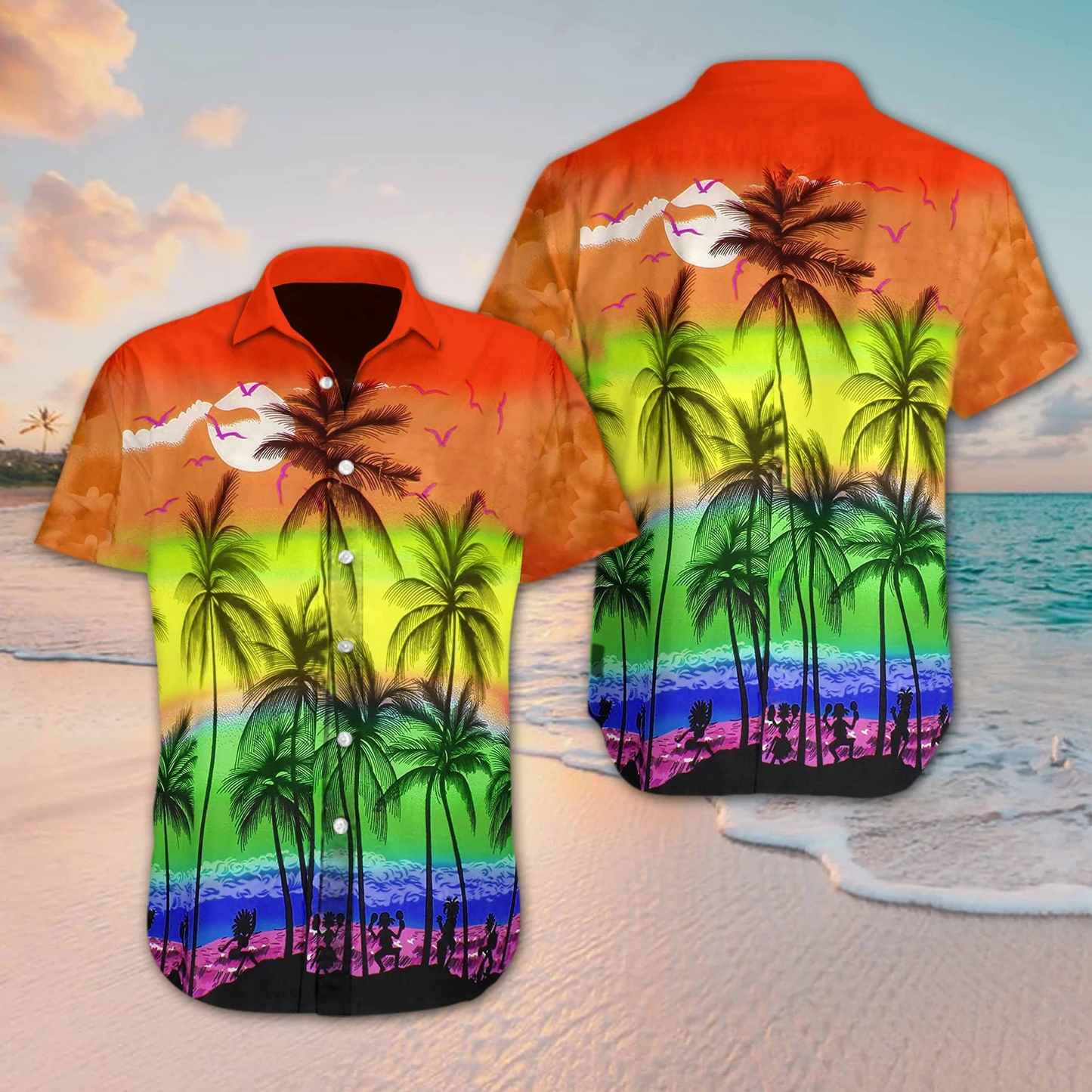 Lgbt Beach Beautiful Natural Beauty Design Hawaiian Shirt HO5494