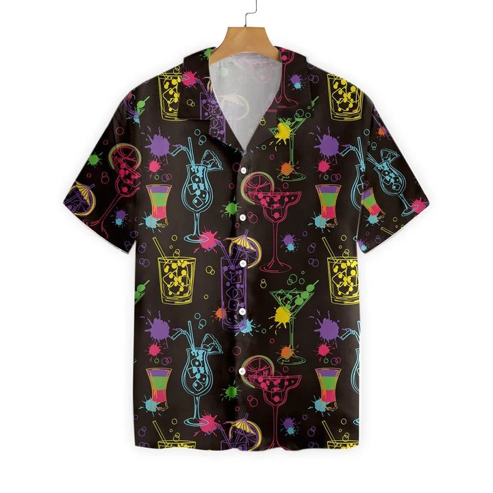Colorful Cocktails Cool Summer Tastes Hawaiian Shirt HO0745