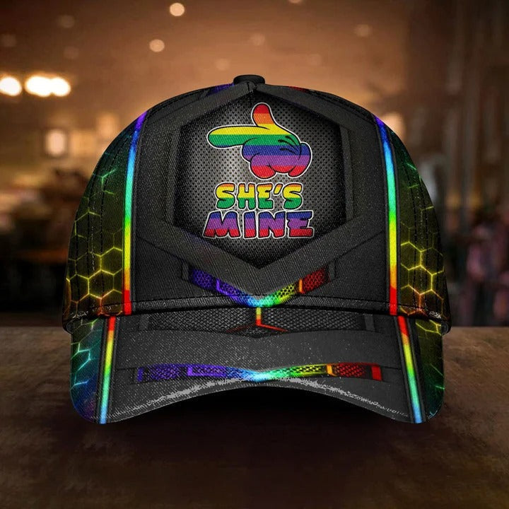 Baseball 3D Printing Cap For Lesbian Gay, Classic USA Flag Love Is Love Lgbt Printing Baseball Cap Hat CO0276