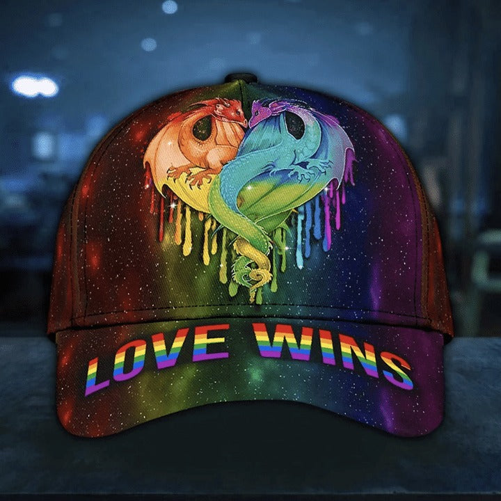 Eternal Love Lgbt Printing Baseball Cap Hat, Lesbian Pride Accessories, Gay Pride Accessories CO0224