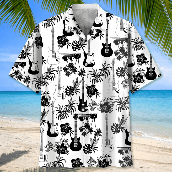Guitar Usa flag Nature Hawaiian Shirt for men and women, Guitar Player Shirt, Gift for Guitarist, Guitarist T-Shirt, Guitar Player Gift HO2980
