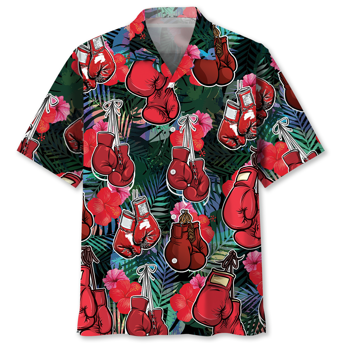 Boxing Tropical Hawaiian Shirt HO3218