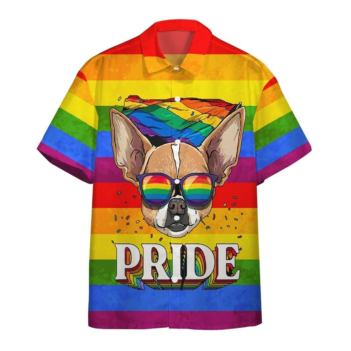 Colorful Pride Shirt For Transgender, Awesome Background Design Hawaiian Shirt, Beach Party Shirt HO3565