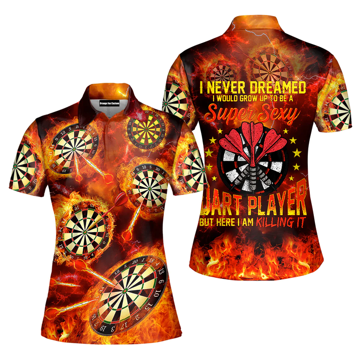 Lasfour Super Sexy Player Darts Personalized Name 3D Shirt DMA0336