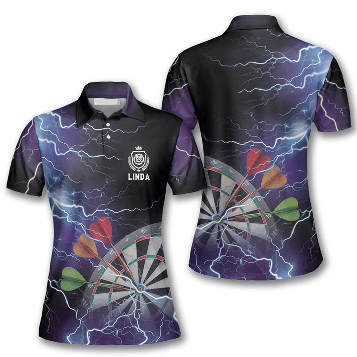 Lasfour Darts Thunder Lightning Personalized Name 3D Shirt DMA0320