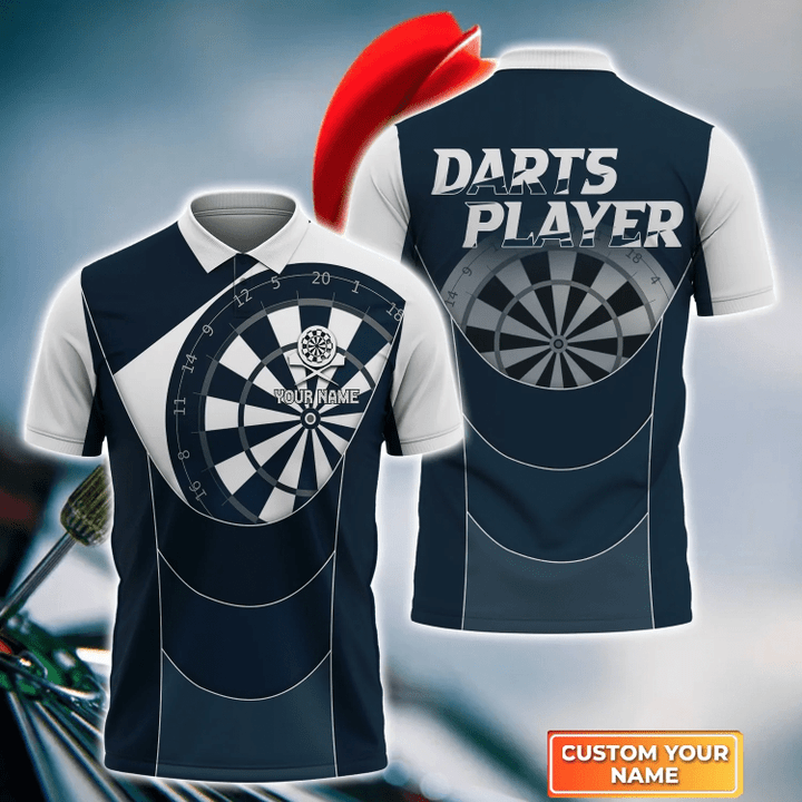 Lasfour Throwing Bulleyes Dartboart Personalized Name I Play Darts Because I Like It 3D Shirt DMA0254