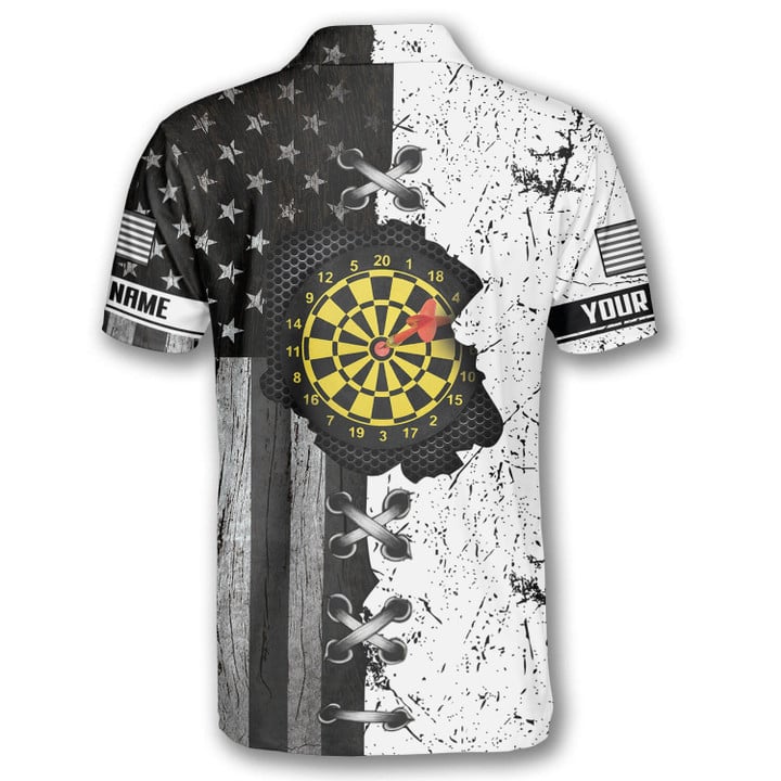 Lasfour In My Heart Retro Flag Darts Personalized Name And Team Name 3D Shirt DMA0286
