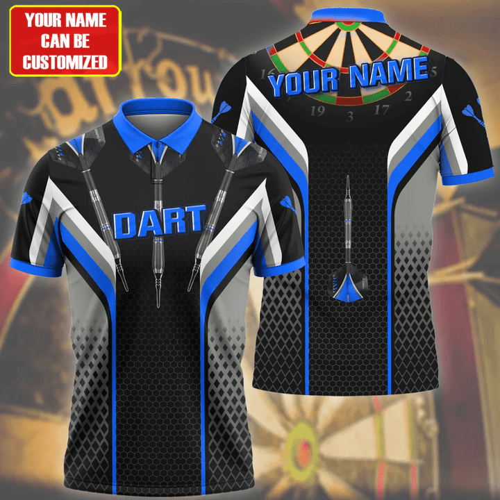 Lasfour Darts For Team Design Multicolor Option Personalized Name 3D Shirt DMA0258