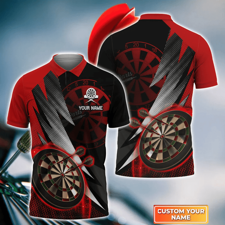 Lasfour Dartboard Thunder Personalized Name 3D Shirt DMA0251