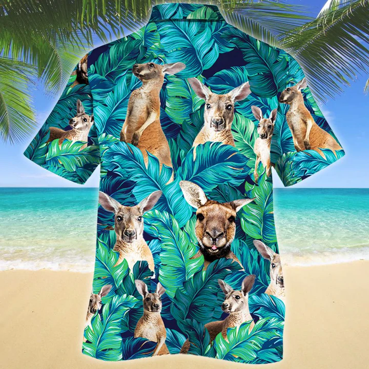 Kangaroo Lovers Gift Hawaiian Shirt, Animal Hawaiian Shirt Men, women, Gift for Kangaroo lovers HO2578